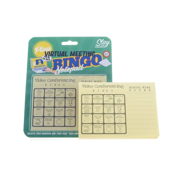 Virtual Meeting Bingo Memo Pad product image