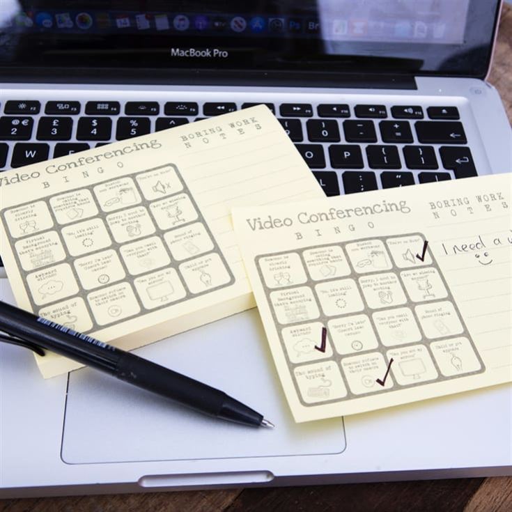 Virtual Meeting Bingo Memo Pad product image