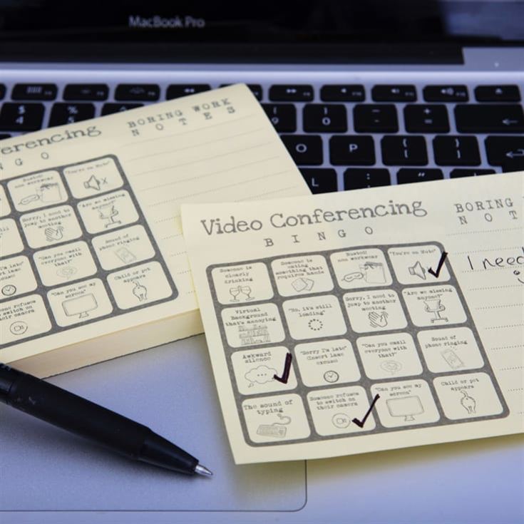 Virtual Meeting Bingo Memo Pad product image