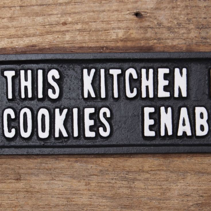 Kitchen Cookies Retro Wall Plaque product image