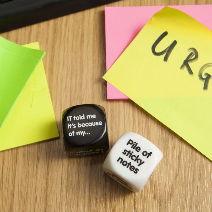 Office Excuses Decision Dice product image