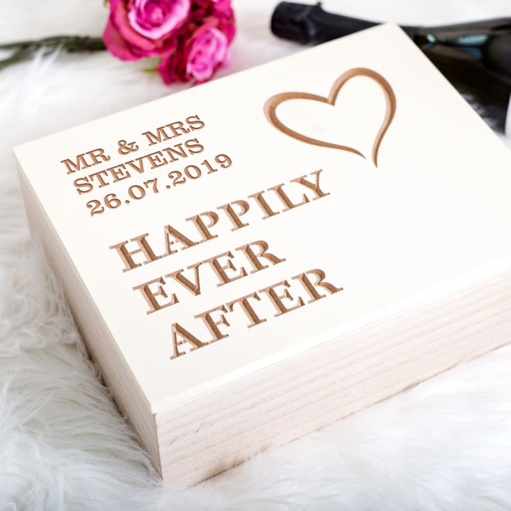 Personalised Happily Ever After Keepsake Box product image