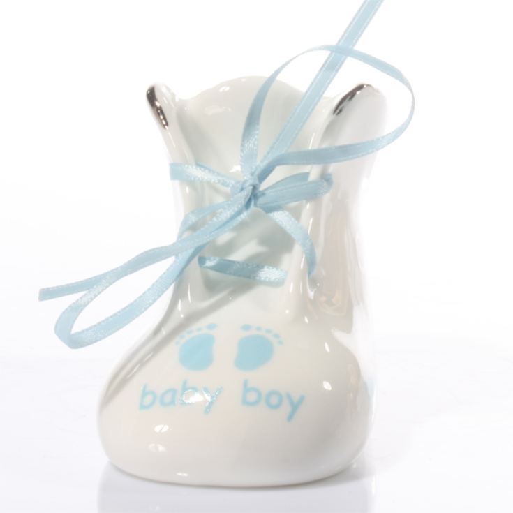 Personalised Baby Boy Fine Bone China Bootie product image
