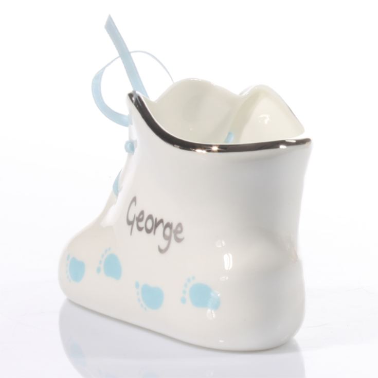 Personalised Baby Boy Fine Bone China Bootie product image