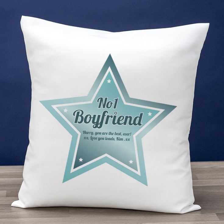 Best Boyfriend Personalised Cushion product image
