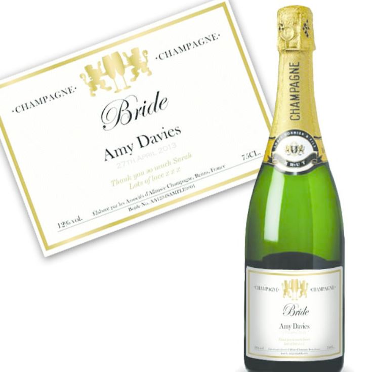 Bride Personalised Champagne product image