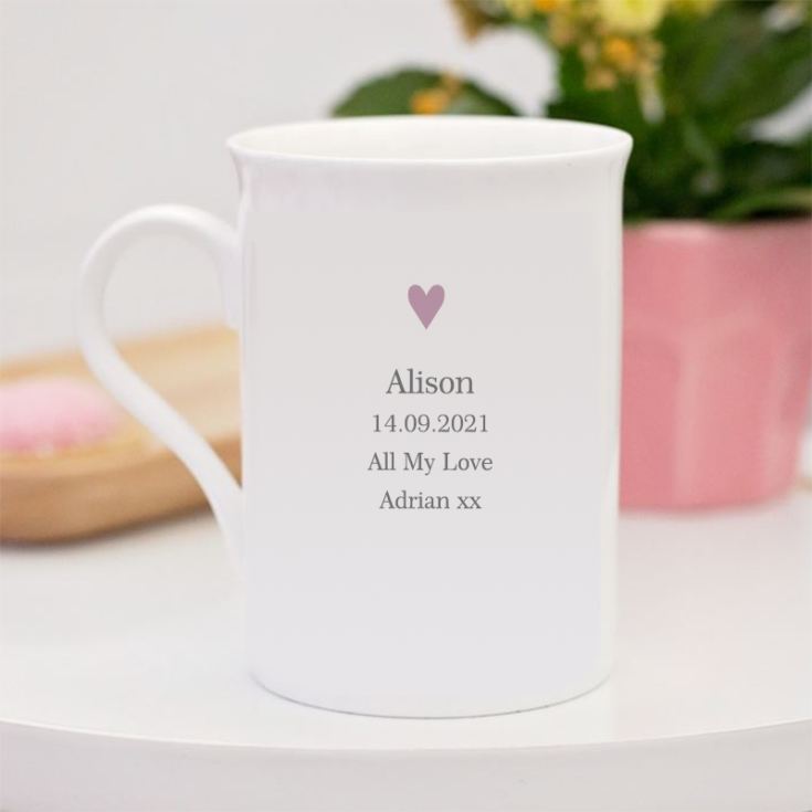 Personalised Bride Bone China Mug product image