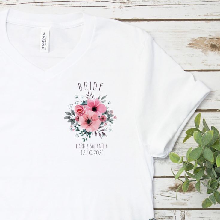 Personalised Bride T-Shirt product image