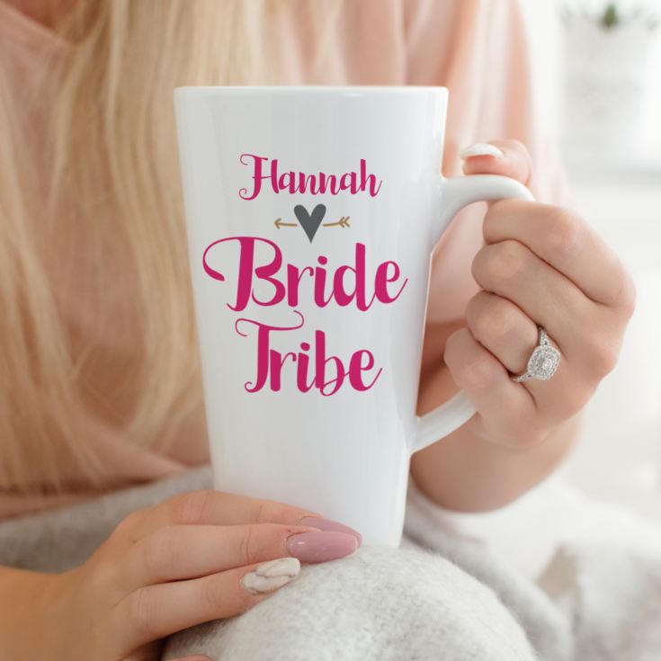 Personalised Bride Tribe Latte Mug product image