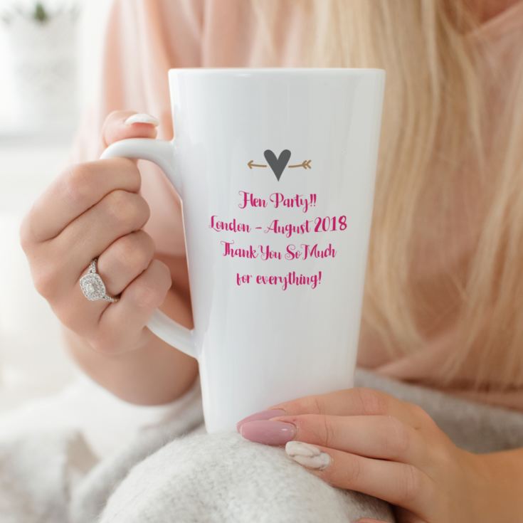 Personalised Bride Tribe Latte Mug product image
