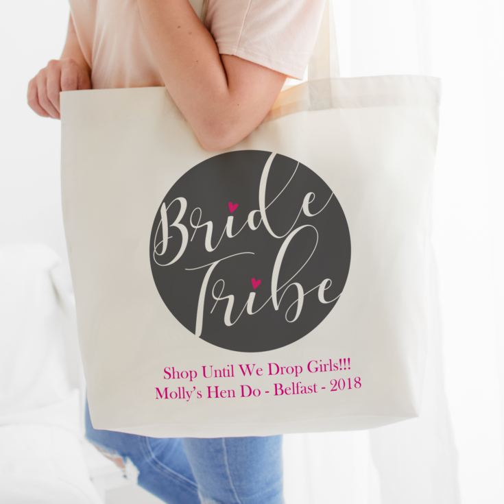 Personalised Bride Tribe Tote Bag product image