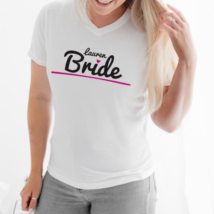 Personalised Bridesmaid T-Shirt product image
