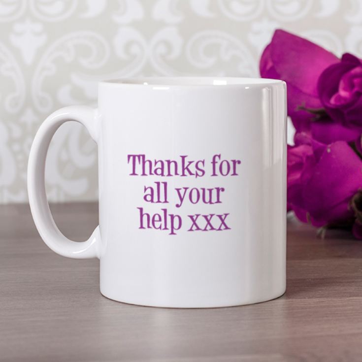 Personalised Bridesmaid Butterfly Mug product image