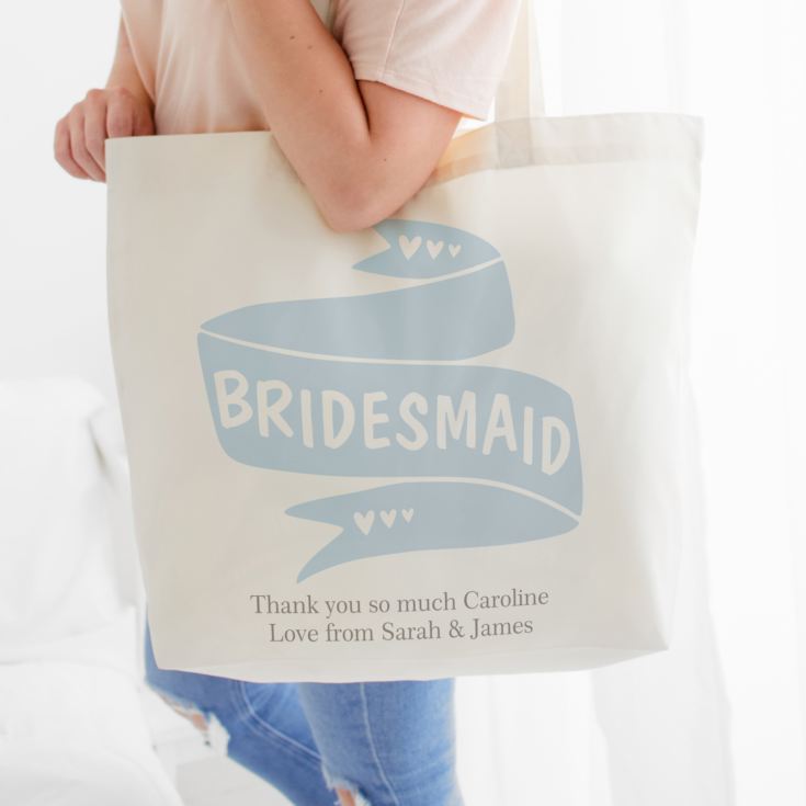 Personalised Bridesmaid Tote Bag product image