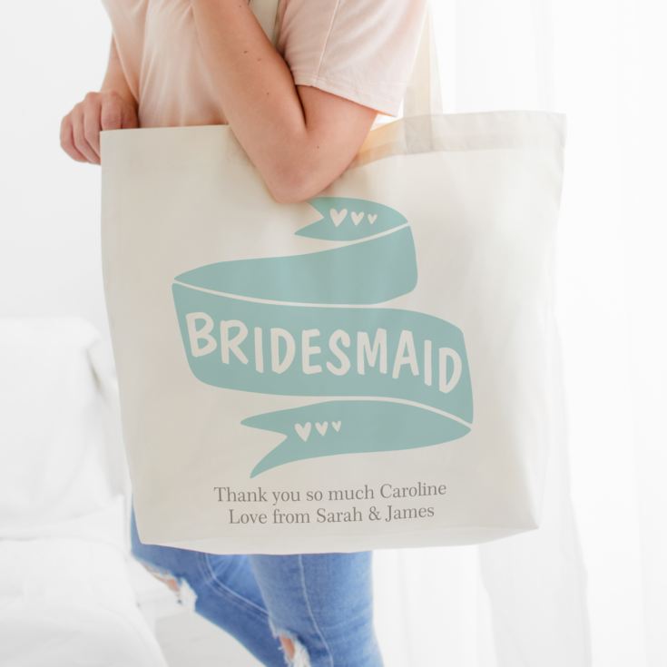 Personalised Bridesmaid Tote Bag product image
