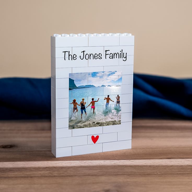 Personalised "The Family" LEGO® Brick Photo Upload Blocks product image