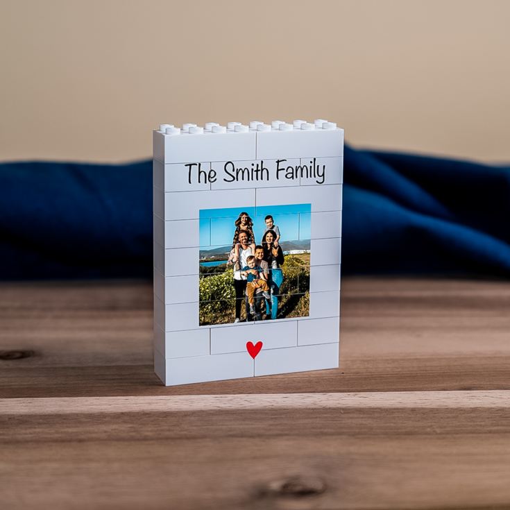 Personalised "The Family" LEGO® Brick Photo Upload Blocks product image
