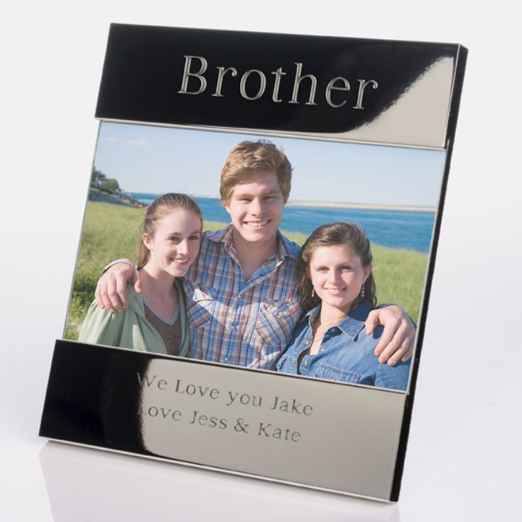 Engraved Brother Photo Frame product image