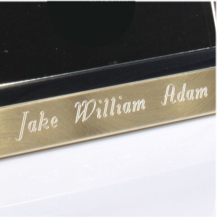 Brushed Gold Effect Engraved Frame product image