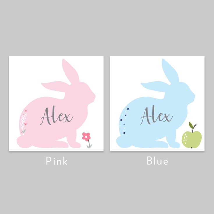 Personalised Bunny Rabbit Children's Cushion product image