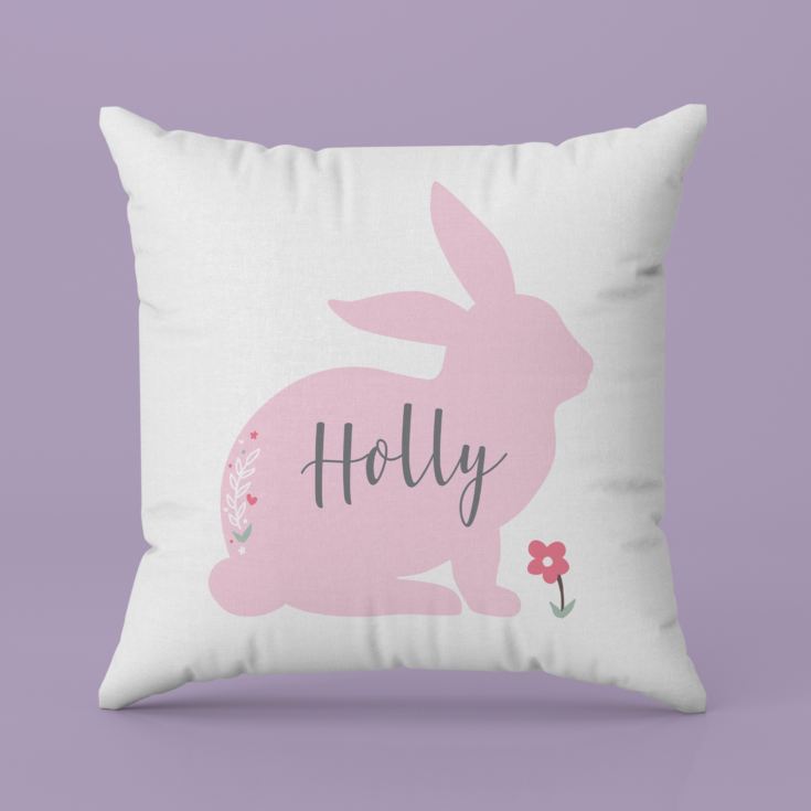 Personalised Bunny Rabbit Children's Cushion product image
