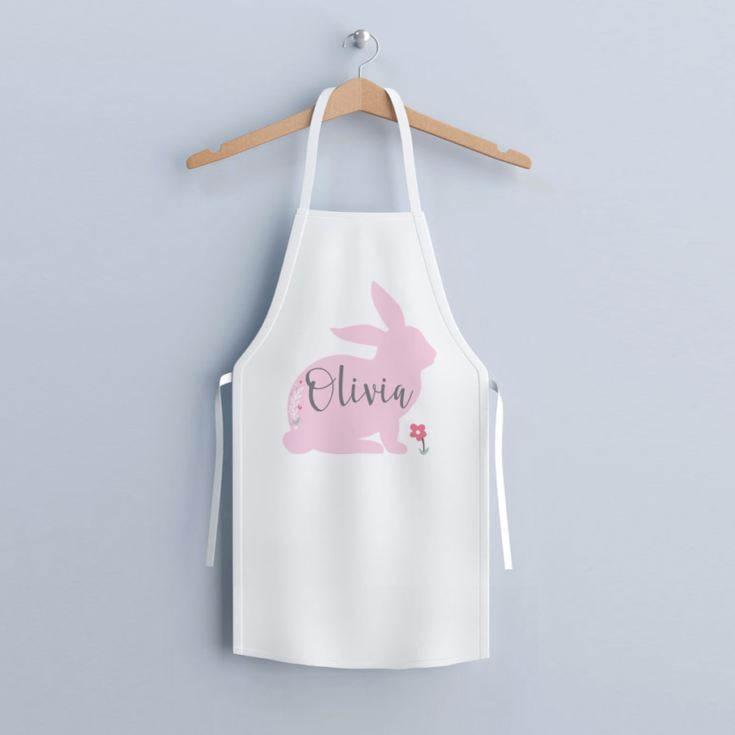 Personalised Bunny Rabbit Children's Apron product image