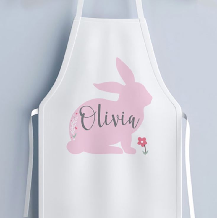 Personalised Bunny Rabbit Children's Apron product image