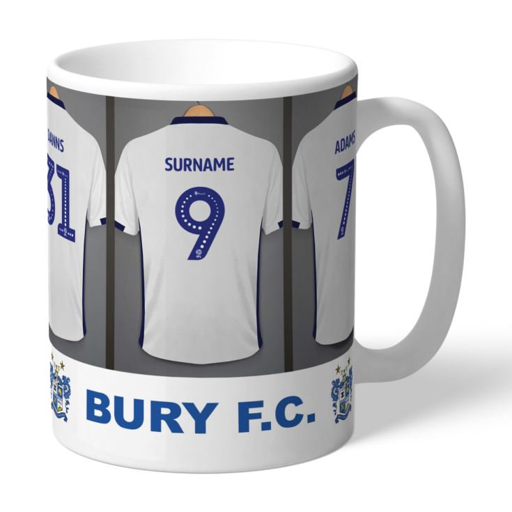 Personalised Bury FC Dressing Room Mug product image