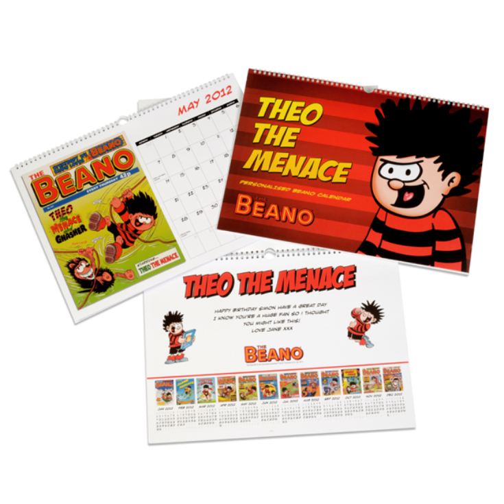 Personalised Beano Calendar The Gift Experience