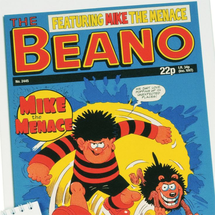 Personalised Beano Calendar The Gift Experience