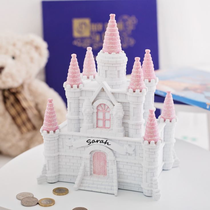 Personalised Princess Castle Money Box The Gift Experience