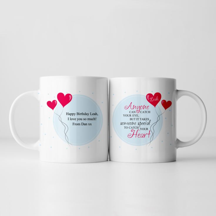 Personalised Catch Your Heart Mug product image