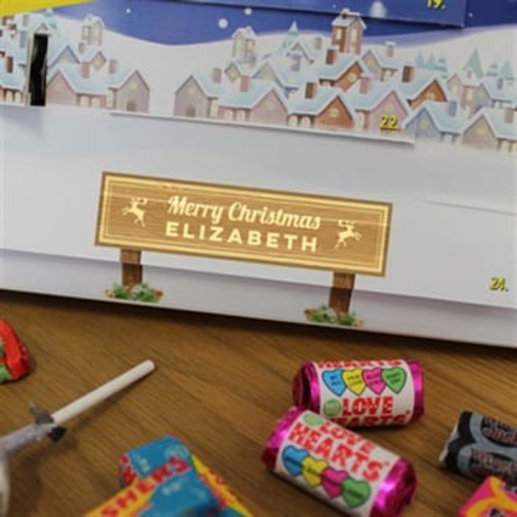 Personalised Retro Sweets Advent Calendar product image