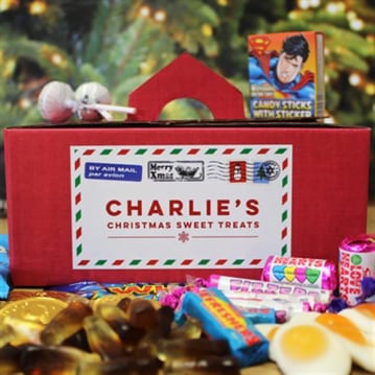 Santa's Personalised Sweet Box product image