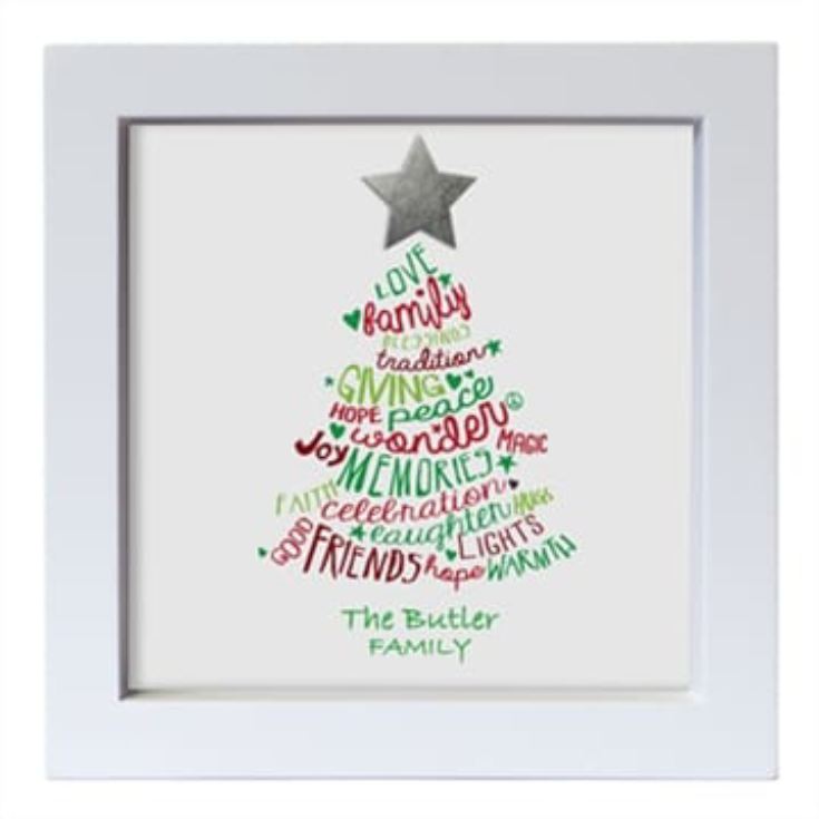 Personalised Christmas Family Print product image