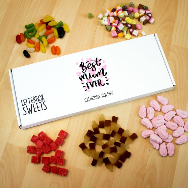 Personalised Best Mum Ever - Letterbox Sweets product image