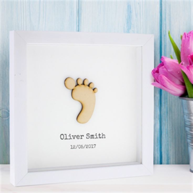 Personalised Baby Feet Framed Poster product image