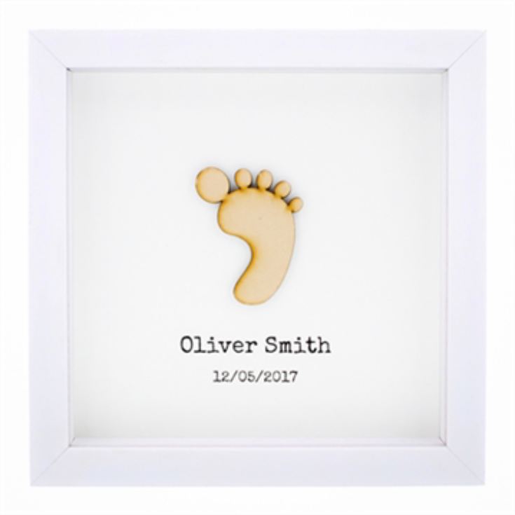 Personalised Baby Feet Framed Poster product image