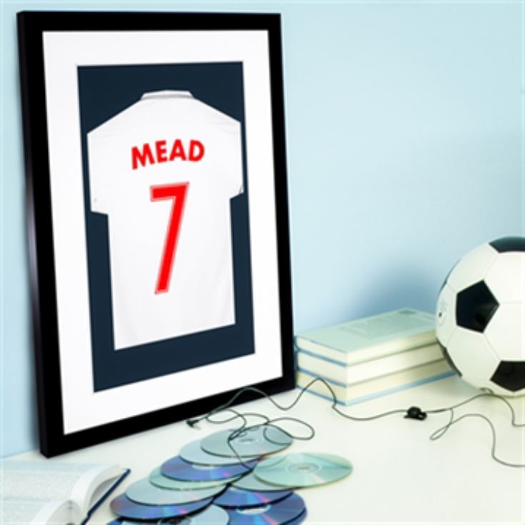 personalised england football shirt