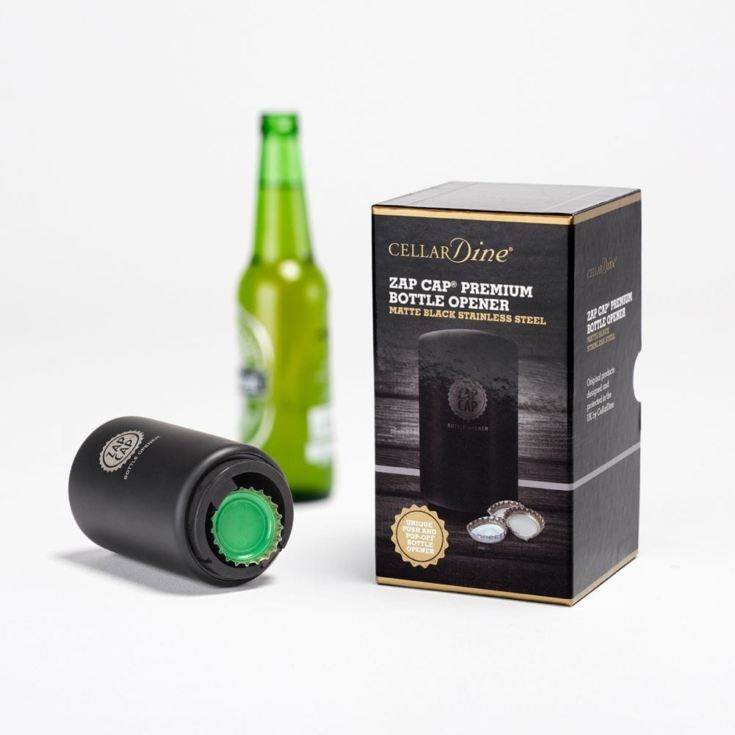 Black Zap Cap Bottle Opener