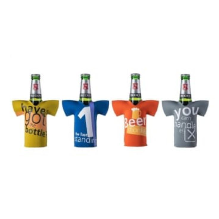 Set of 4 T-Shirt Beer Bottle Coolers product image