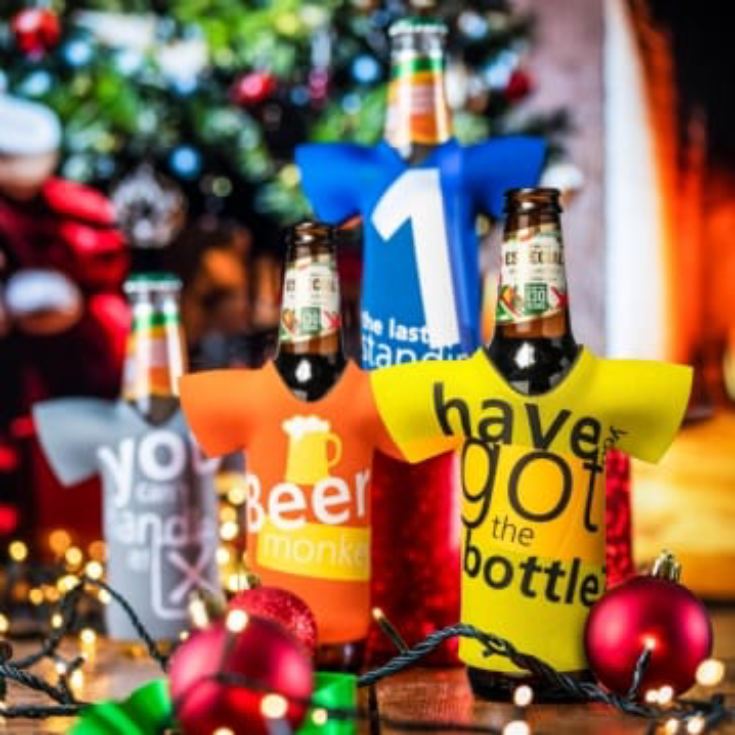 Set of 4 T-Shirt Beer Bottle Coolers product image