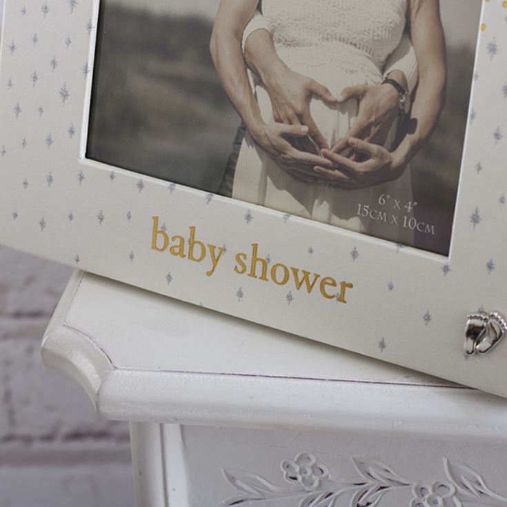 Bambino Gold Dots Baby Shower Photo Frame product image