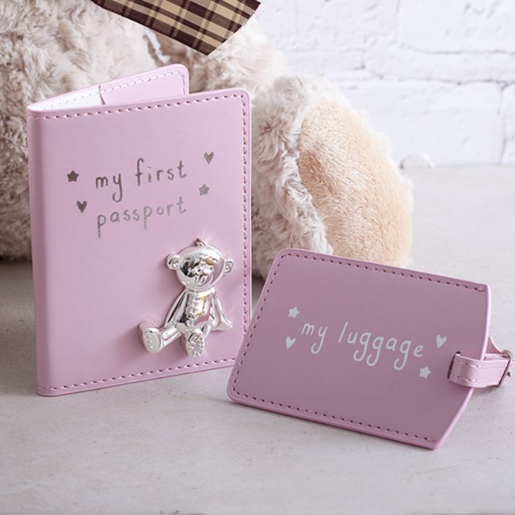 My First Passport And Luggage Tag Set Pink product image