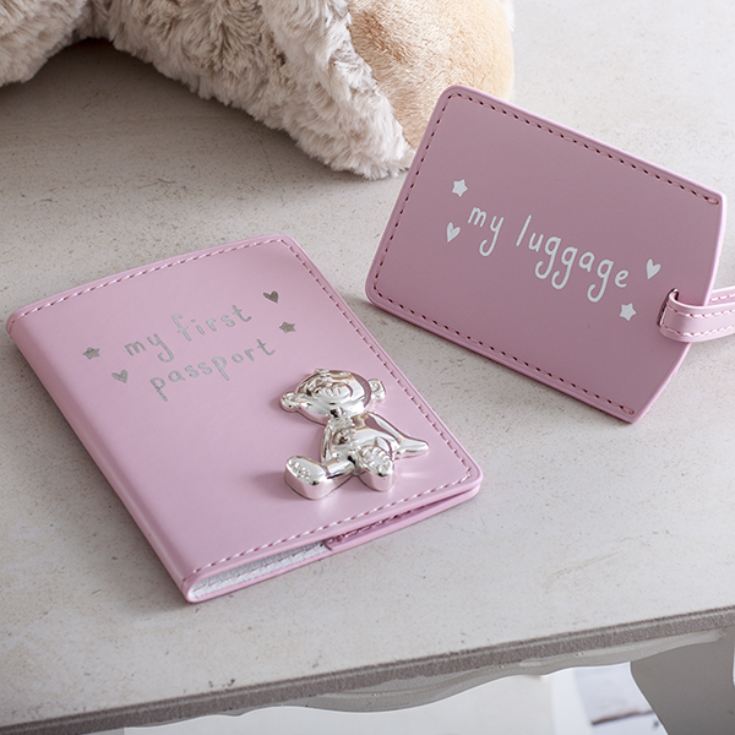 My First Passport And Luggage Tag Set Pink product image