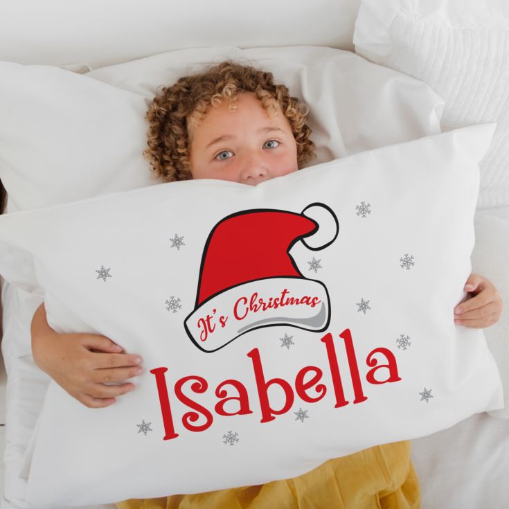 Personalised It's Christmas Pillowcase product image