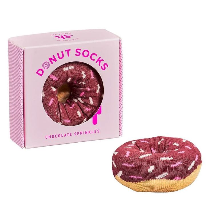 Yes Studio Organic Chocolate Sprinkles Donut Socks The Gift Experience