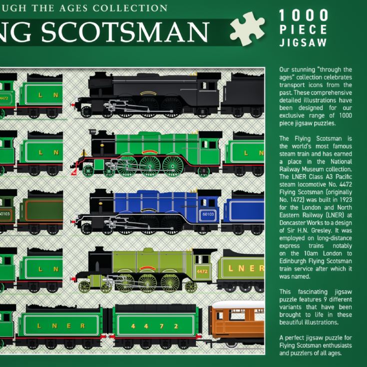 Flying Scotsman 1000 Piece Jigsaw product image
