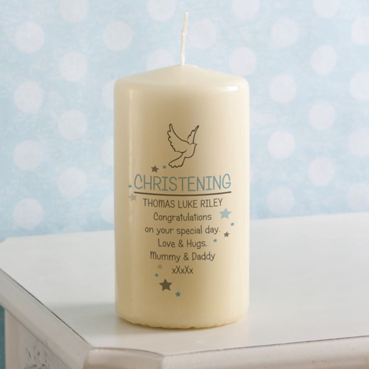 Personalised Christening Day Candle product image
