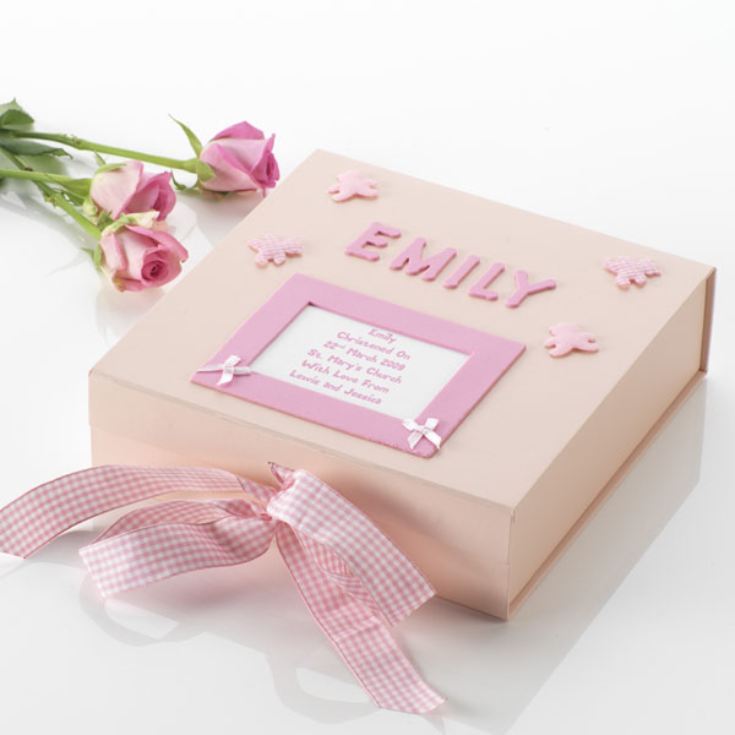 Personalised Christening Memory Box product image